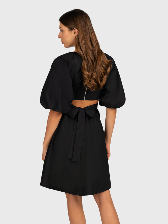 Cotton dress with cut out detail - 2