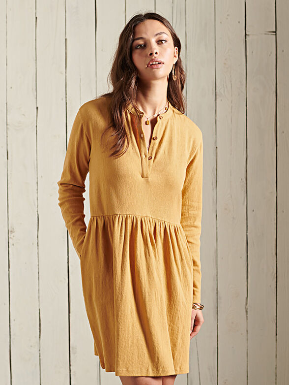 superdry orange dress Superdry Dress Co No.23 Women S Neon Orange Long Sleeve Crotched Yoke Y2K  Hippie