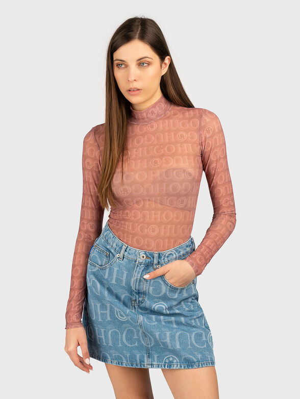 DASORI blouse with logo print - 1