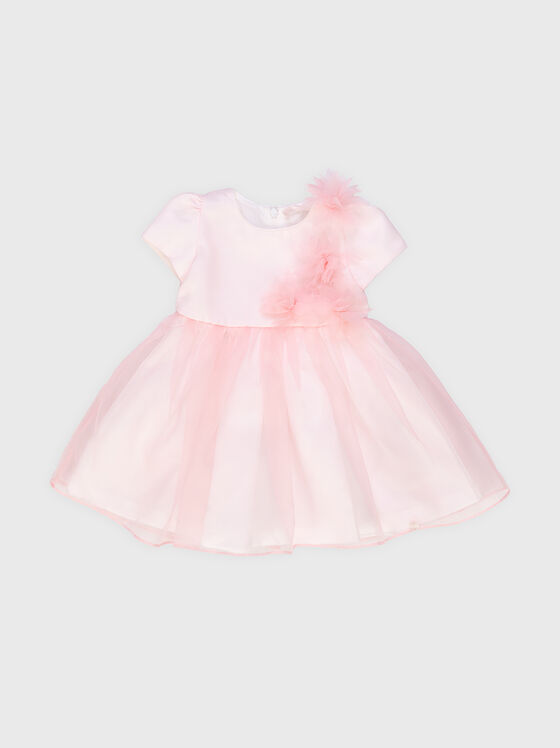 Розова рокля с тюл - 1