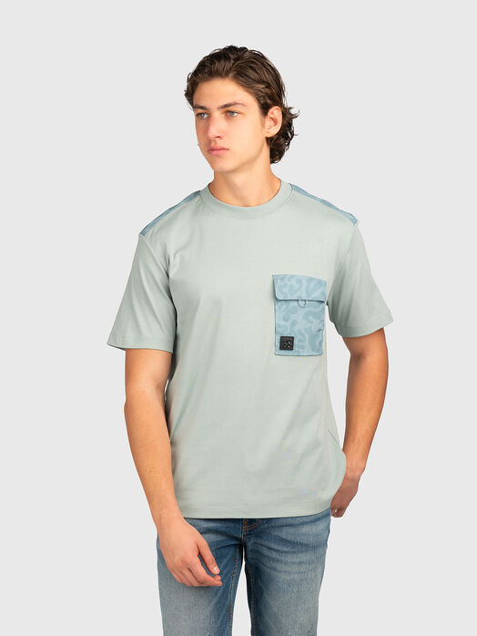 DABIENO T-shirt with accent pocket and logo