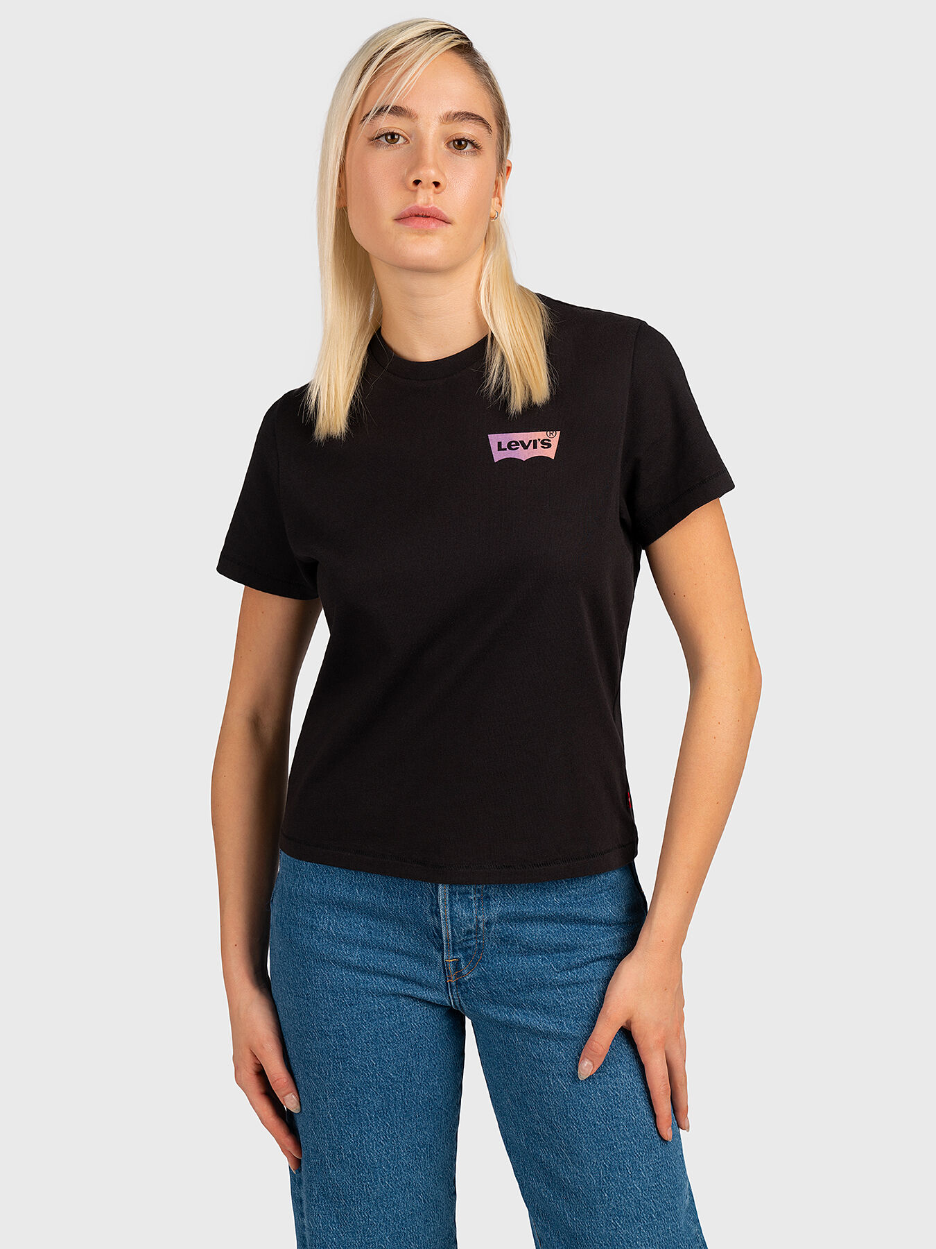GRAPHIC CLASSIC black T shirt with multicolor print brand LEVI S Globalbrandsstore en