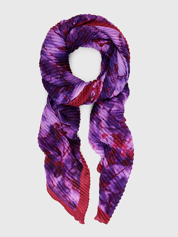ALINA scarf with floral print - 1