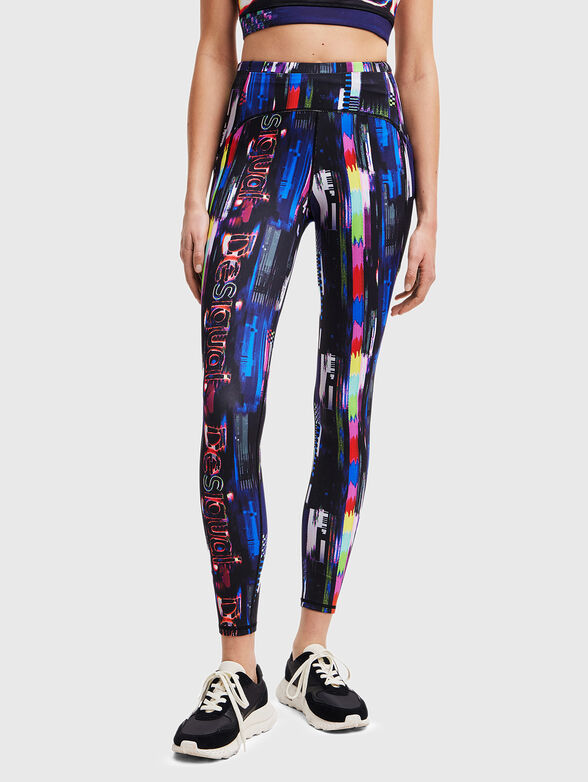 Multicolor sports leggings - 1