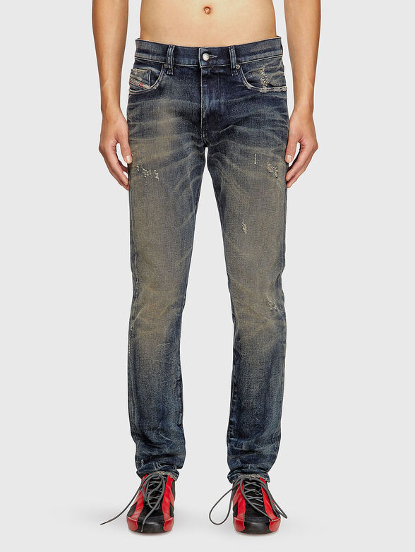 2019 D-STRUKT L.34 jeans with accent rips - 1