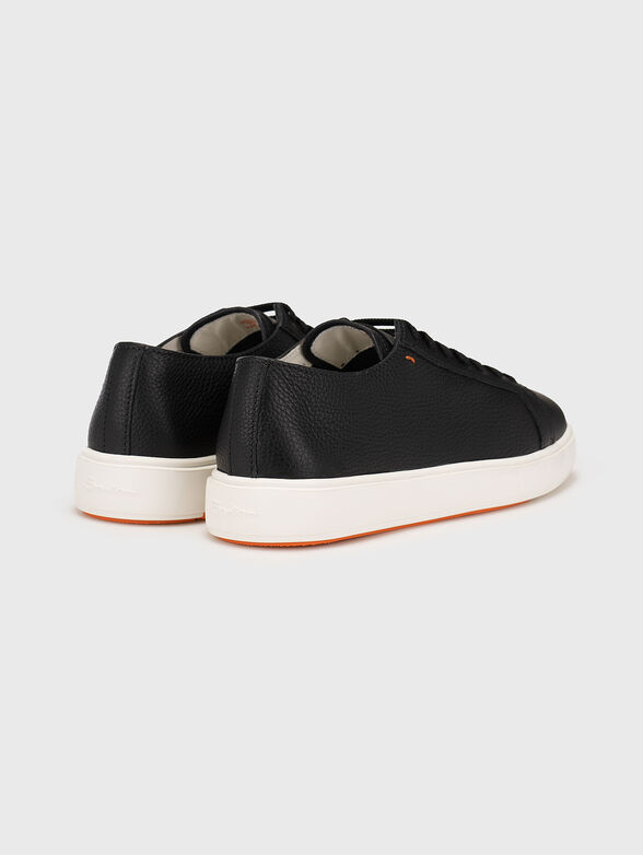 DAMPS black leather sport shoes - 3