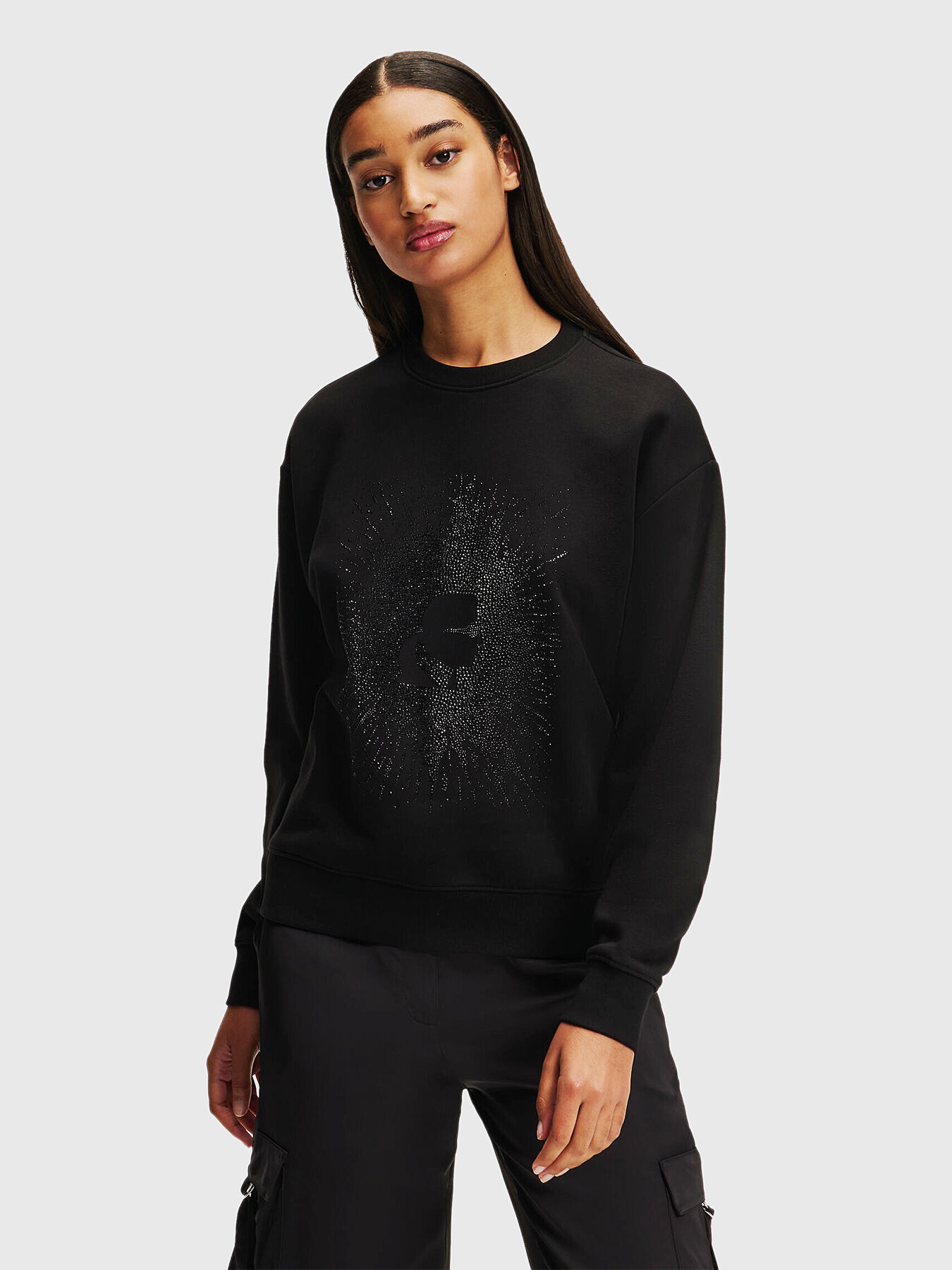 KAMEO sweatshirt with rhinestones brand Karl Lagerfeld