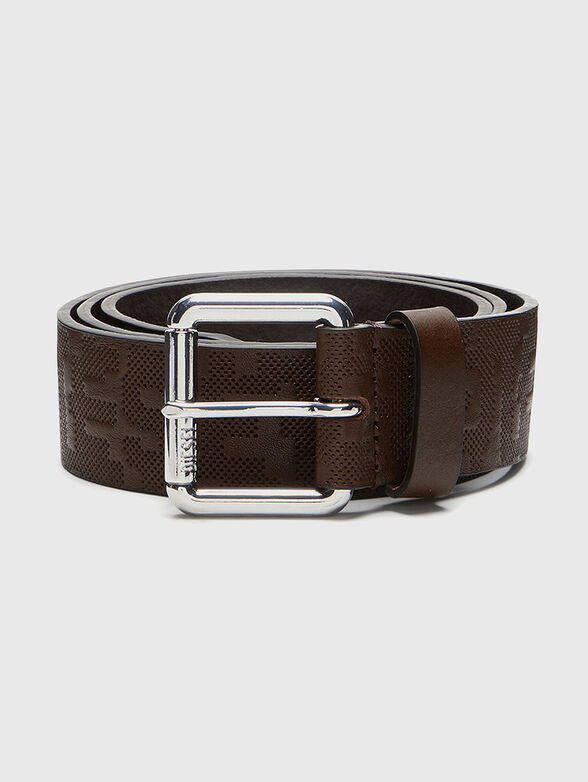 B-MONOGRAM leather belt - 0