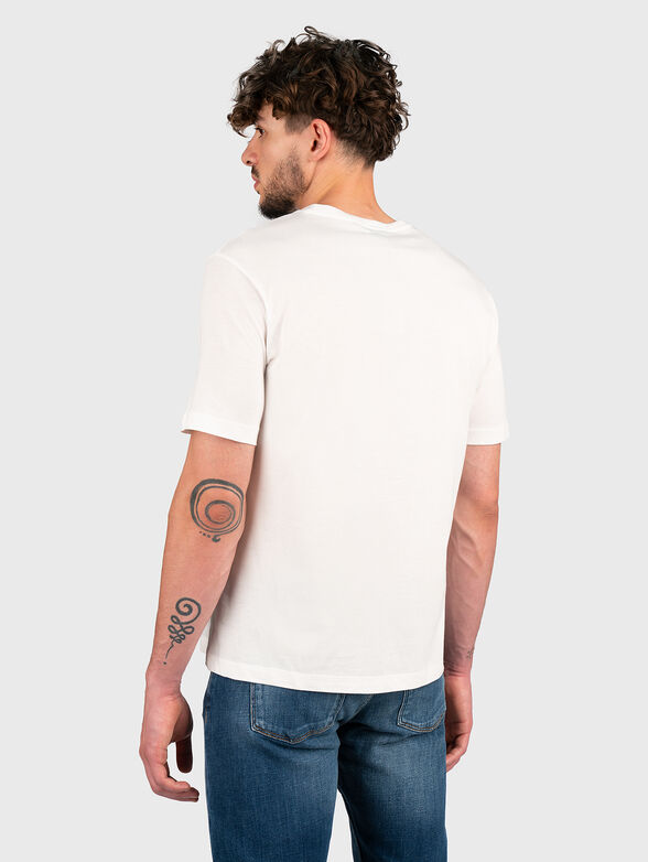 Cotton T-shirt with print - 3