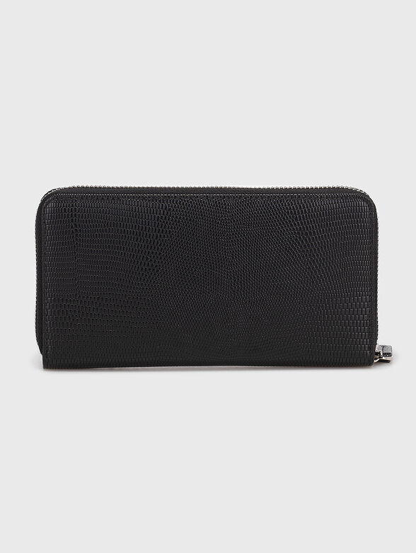 IVY black wallet with metal detail - 2