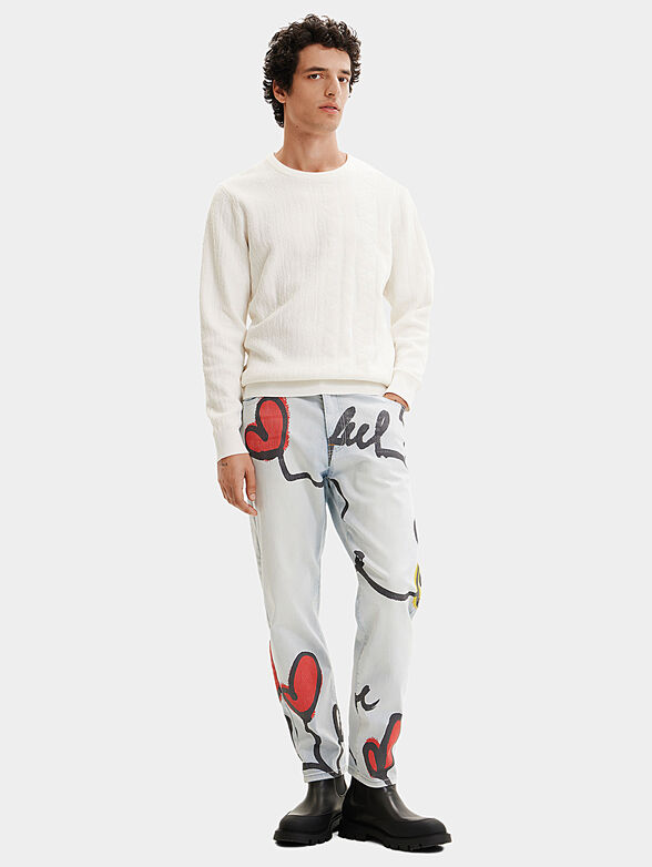 FARGO jeans with contrasting print - 6