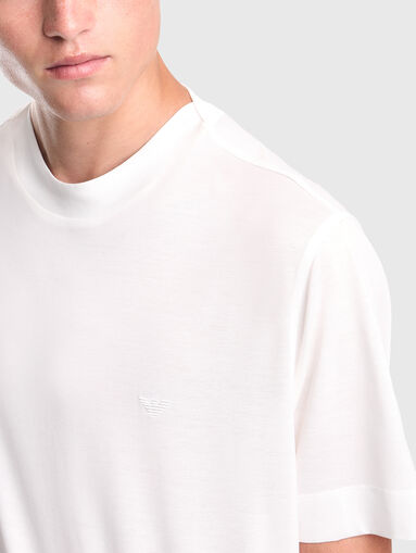 White cotton T-shirt - 5