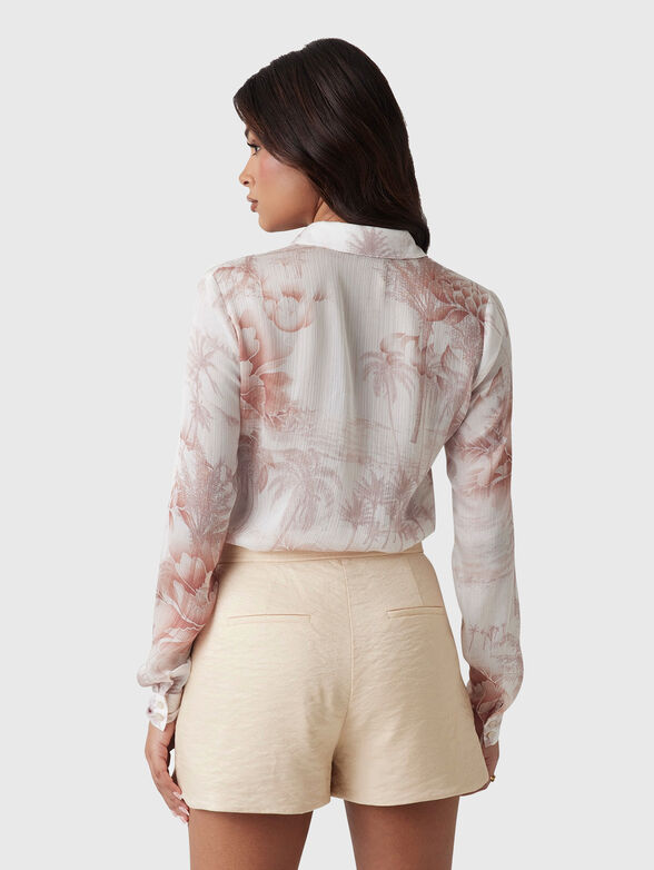 CLOUIS shirt with floral accents - 3