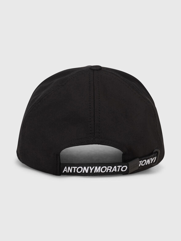 Logo-print black cap  - 2