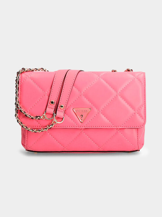Кросбоди чанта CESSILY в розов цвят - 1