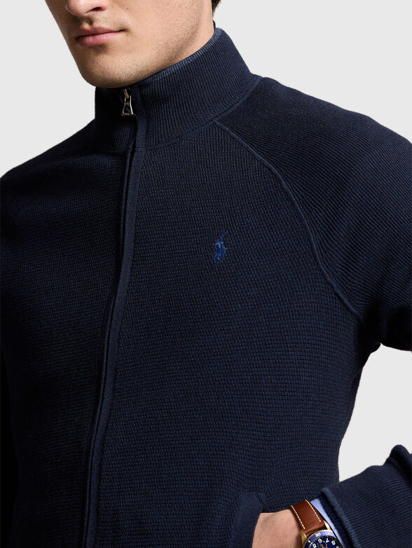 Cardigan with zip - 4