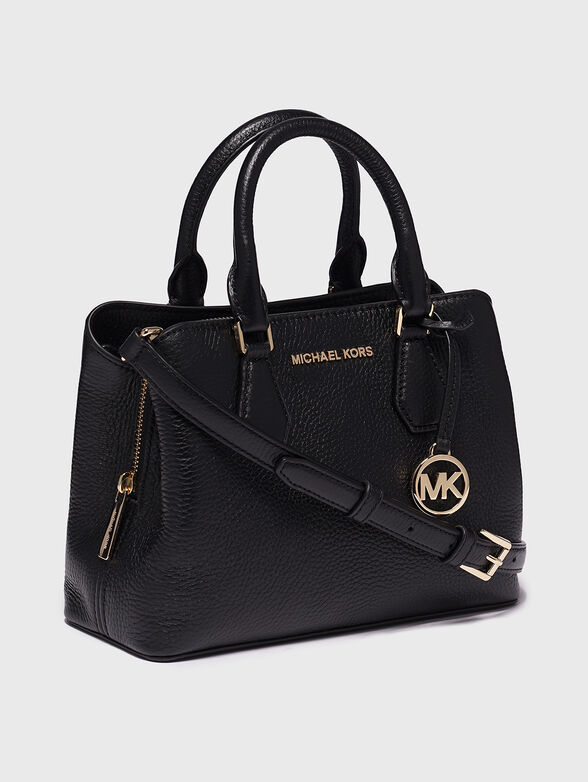 CAMILLE leather handbag with logo detail - 2