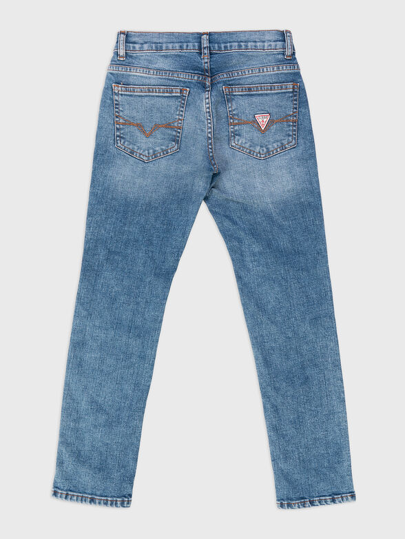 Slim jeans with accent rips  - 2