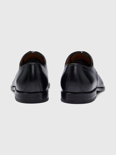 Elegant black leather shoes - 4
