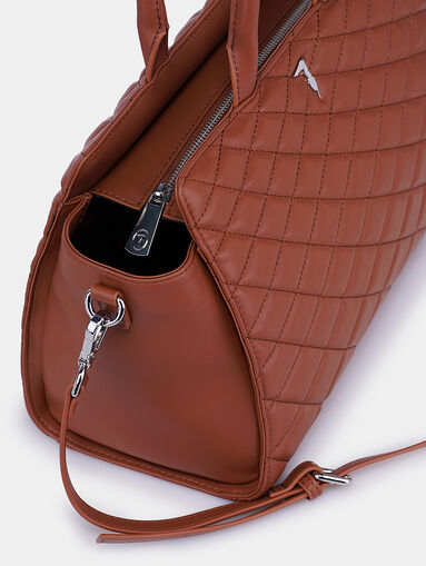 DAISY tote bag with quilted effect - 5