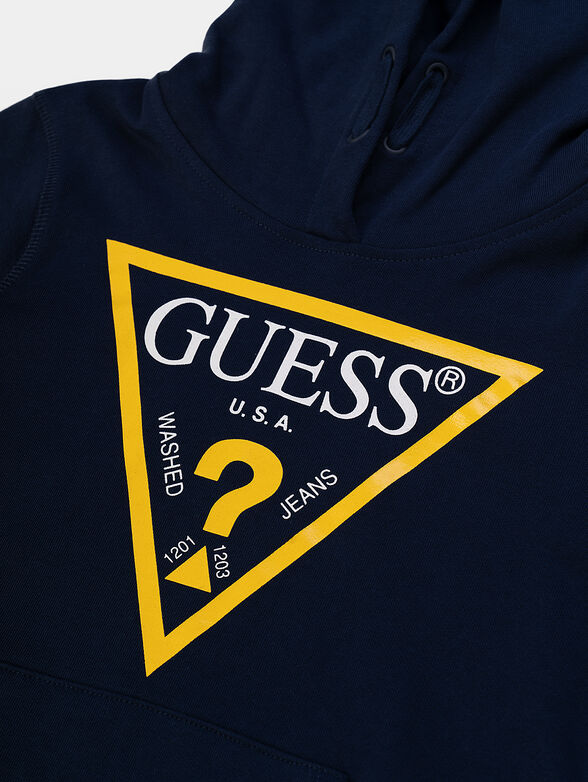Hooded sweatshirt with logo print - 2