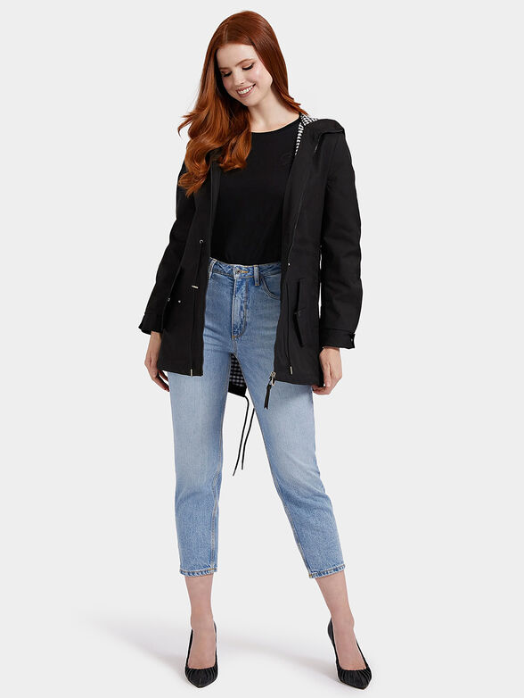 ALICE hooded black parka - 2