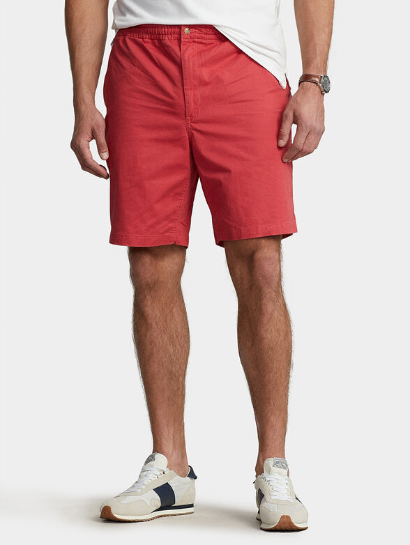 Shorts in red color - 1