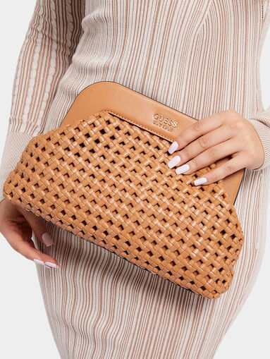 SICILIA clutch in beige color - 3