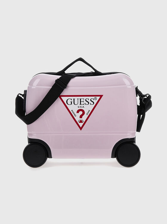 Logo print pink trolley  - 1