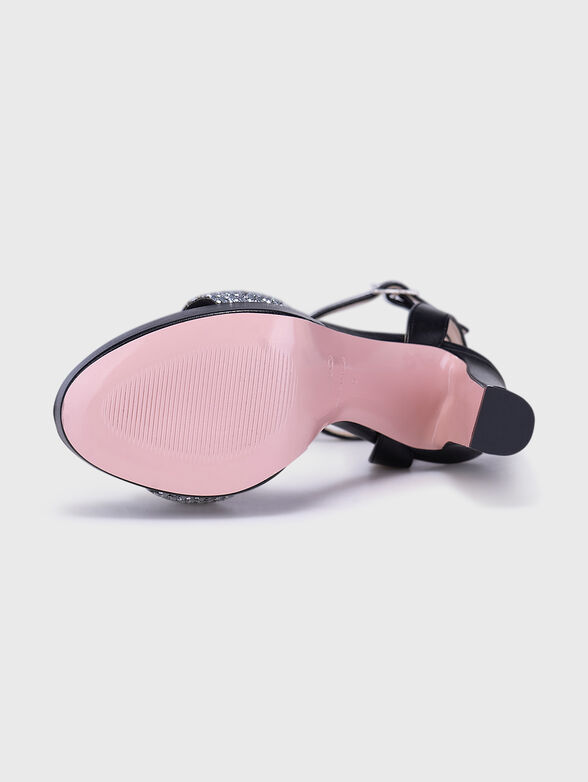 KRISTINE blach sandals  - 4