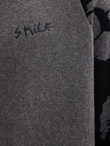 ARNALDO sweater with accent sleeves - 5