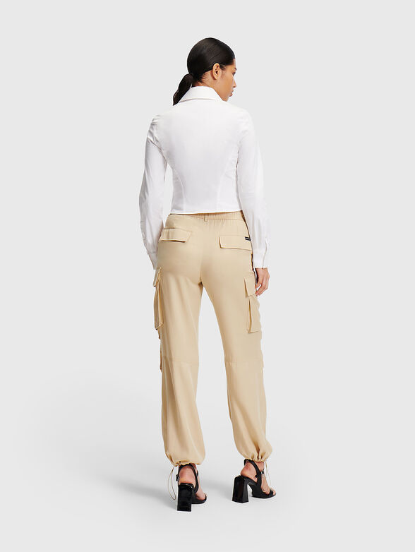 Beige cargo pants - 2