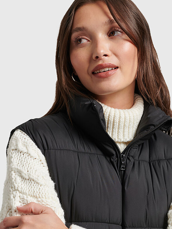 Padded vest with quilted effect - 3