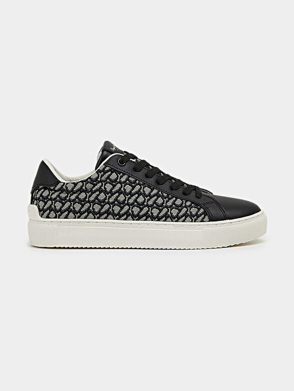 ADAMS sneakers with jacquard logo - 1