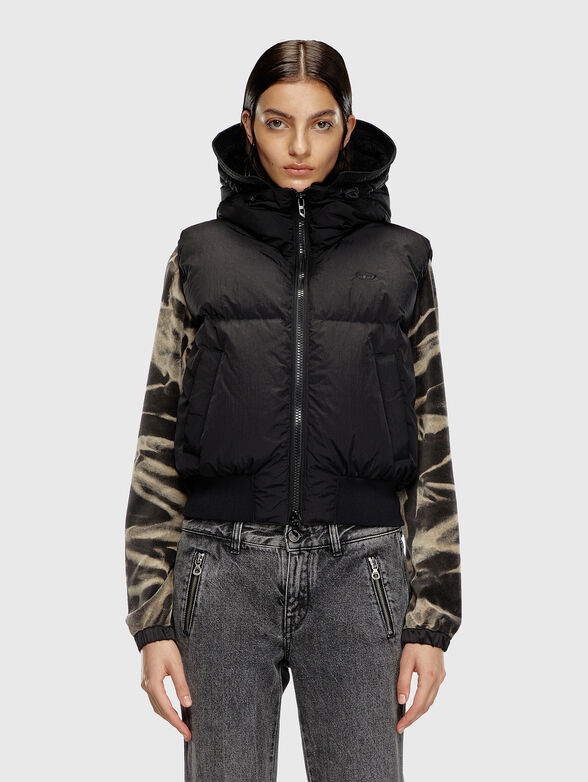 W-PEYT-SSL-NEW-P1 down vest with hood - 0