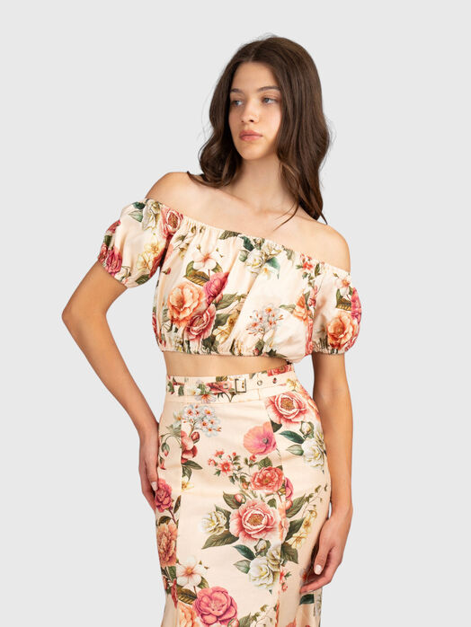 Floral print top
