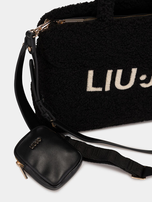 Shopper bag with plush texture - 6