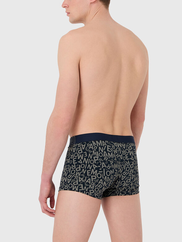 Boxers with monogram print  - 2