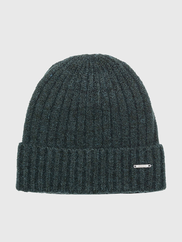 Knitted hat from wool blend - 1