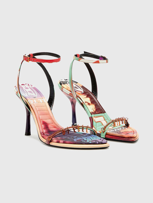 D-VINA graphic print sandals - 3