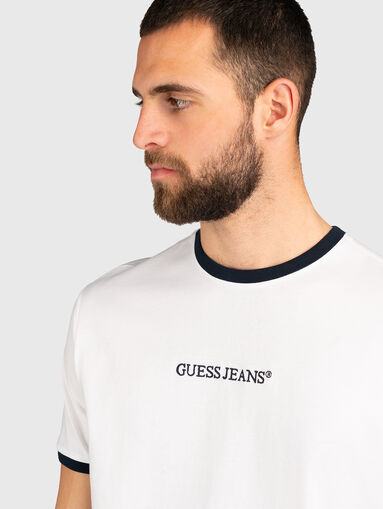 Cotton T-shirt with logo - 4