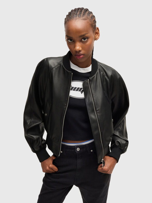 ALBA faux leather bomber jacket - 1