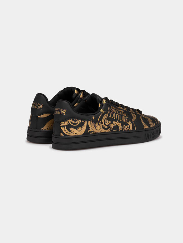 FONDO COURT 88 sneakers with gold baroque print - 3