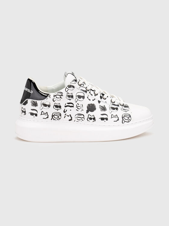 KAPRI sneakers with graffiti print - 1