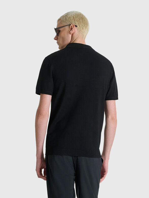 Slim-fit polo shirt in black   - 2