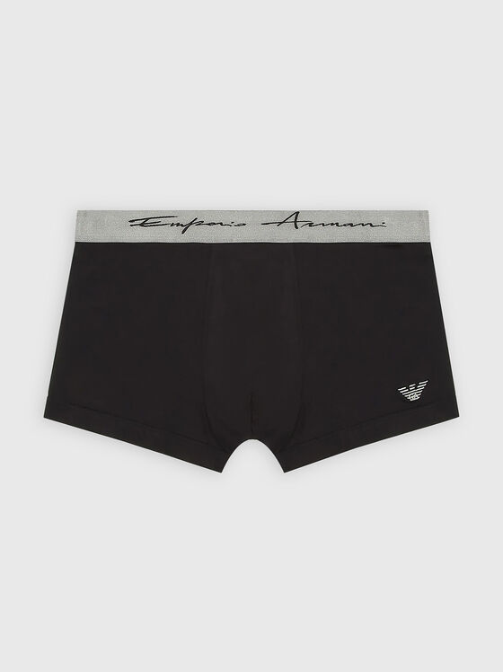 Boxers in black with logo - 1
