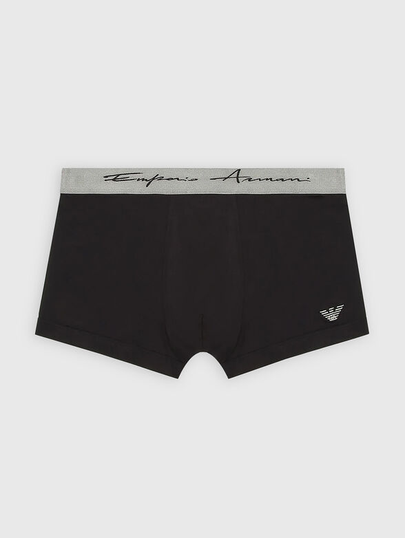 Boxers in black with logo - 1