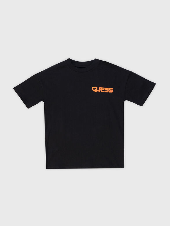 T-shirt with embossed logo  - 1
