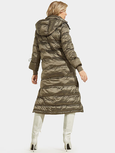 Long padded jacket BRUNELLA in black color - 3