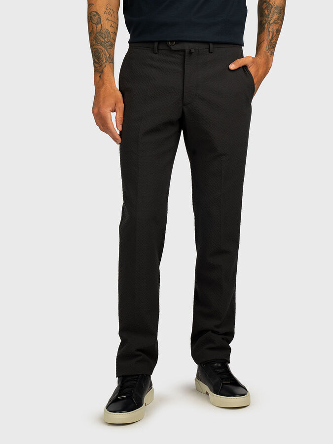 Slim wool trousers